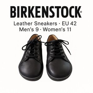 Birkenstock Unisex Leather Sneakers – EU 42 / Men’s 9 / Women’s 11 – Brand New